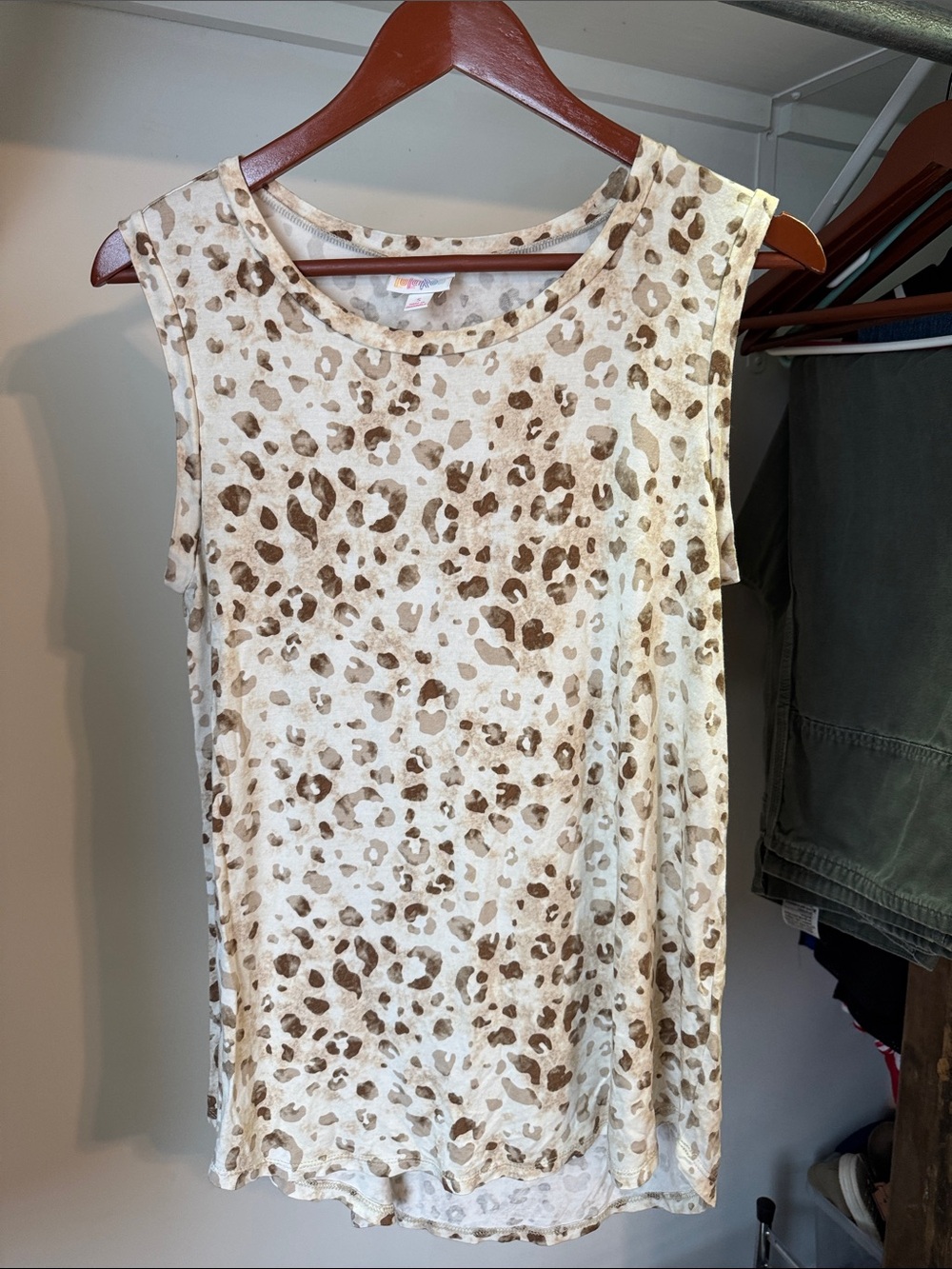 Lularoe Sleeveless Animal Print Tank Top